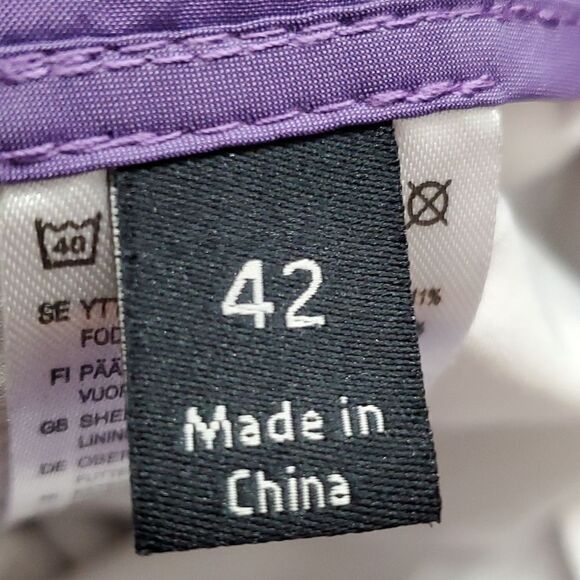 CROSS, women's skort. Purple with pockets size 12 usa size 42 European size. - Picture 9 of 12
